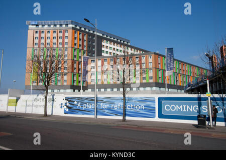 Construction d'Hale Village, Tottenham Hale, Londres. Hale Village est un village urbain avec la durabilité et de la communauté au cœur de l'Organisation, situé dans la Banque D'Images