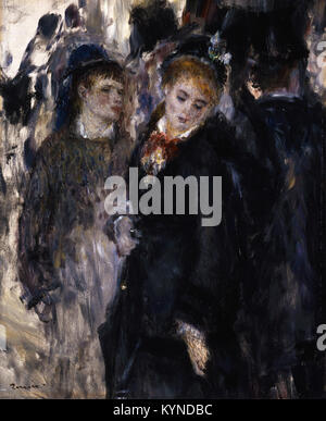 Pierre-Auguste Renoir - Jeunes Filles Banque D'Images