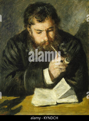 Pierre-Auguste Renoir - Portrait de Claude Monet (1872) Banque D'Images