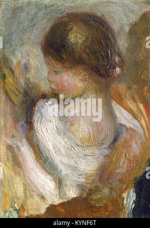 Pierre-Auguste Renoir - Jeune fille lisant Banque D'Images