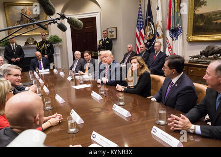 Le président Donald J. Trump héberge une réforme fiscale, l'industrie et les entreprises leaders meeting | 31 Octobre 2017 (Photo Officiel de la Maison Blanche par Shealah Craighead) Photo du Jour 1 Novembre 2017 o 38084123612 Banque D'Images