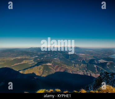 Montagnes Tatra de Velky Choc, Slovaquie Banque D'Images