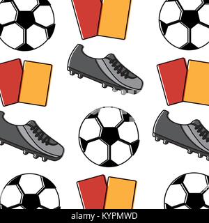 Chaussure de foot ball modèle transparent cartes Illustration de Vecteur