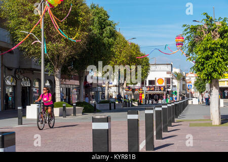 Centre-ville de Corralejo La Oliva Fuerteventura Canaries Espagne Banque D'Images