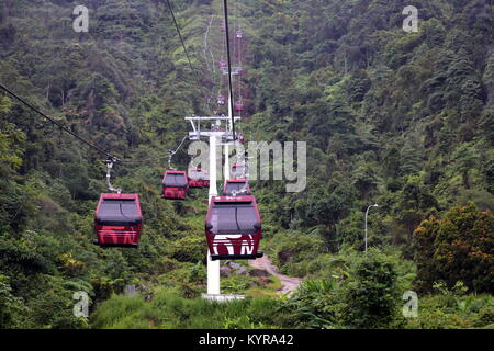 Cameron Highlands, Malaisie - 2 novembre, 2017 : Skyway Awana Genting Highlands Banque D'Images