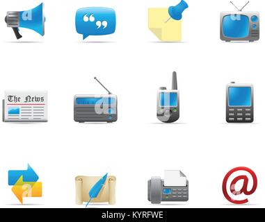 Icône de communication série. Illustration de Vecteur