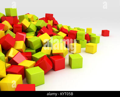 Blocs de construction multi couleur Banque D'Images