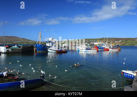 irlande comté co kerry, portmagee petit village de pêche sauvage atlantic way, Banque D'Images