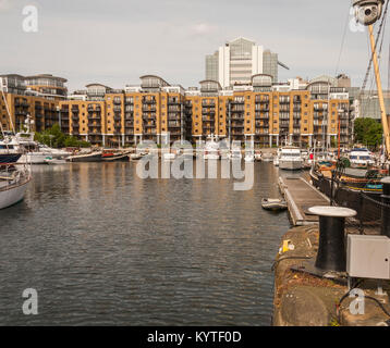 Saint Katharines dock à Londres, Angleterre, Royaume-Uni Banque D'Images