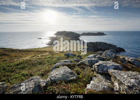 Shipman tête. Bryher. Îles Scilly. Cornwall. UK. Banque D'Images