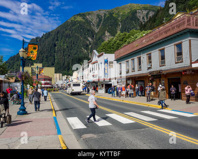 Juneau, capitale de l'Etat du Alaska Banque D'Images