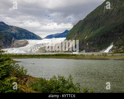 Juneau, capitale de l'Etat du Alaska Banque D'Images