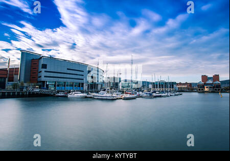 Quartier Titanic Belfast. Banque D'Images