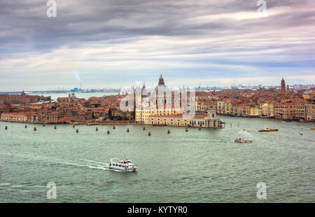 Vue aérienne de Venise, Italie capturés au cours de ma visite en 2015 Banque D'Images