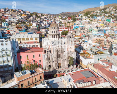 Temple de la Compañía de Jesús Oratorio de San Felipe Neri, Guanajuato, Mexique Banque D'Images