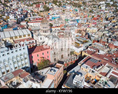 Temple de la Compañía de Jesús Oratorio de San Felipe Neri, Guanajuato, Mexique Banque D'Images