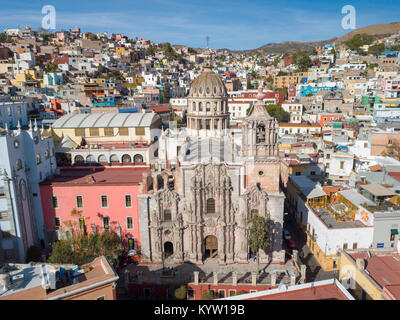 Temple de la Compañía de Jesús Oratorio de San Felipe Neri, Guanajuato, Mexique Banque D'Images