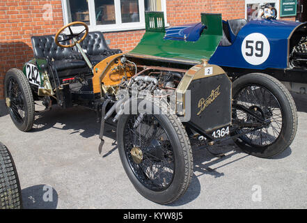 Un Berliet 1907 Curtiss Racer reg.no BF 4364 Retrouvailles 2015 à Brooklands, Weybridge, Surrey Banque D'Images