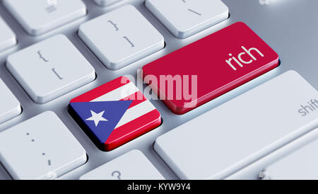 Puerto Rico Concept riche en haute résolution Banque D'Images