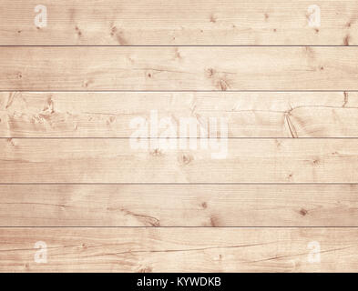 Planches en bois marron, table, la surface au sol. La texture en bois clair. Banque D'Images