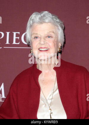 Pasadena, CA. 16 janvier, 2018. Angela Lansbury, au peu de femmes à l'hôtel Langham Photocall à Pasadena, Californie le 16 janvier 2018. Credit : Faye Sadou/media/Alamy Punch Live News Banque D'Images