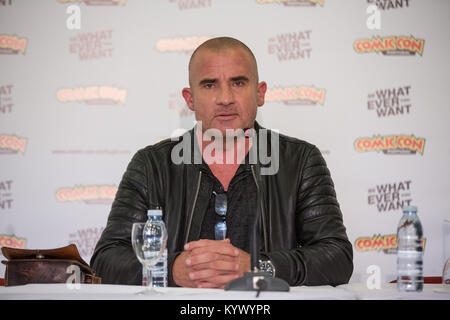 Porto, Portugal : Dominic Purcell Conférence de presse au Comic Con le Portugal à Porto, presse Samedi, 16 décembre 2017. Avec : Dominic Purcell Où : Porto, Porto, Portugal Quand : 16 Déc 2017 Crédit : Rui M Leal/WENN.com Banque D'Images