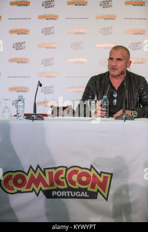 Porto, Portugal : Dominic Purcell Conférence de presse au Comic Con le Portugal à Porto, presse Samedi, 16 décembre 2017. Avec : Dominic Purcell Où : Porto, Porto, Portugal Quand : 16 Déc 2017 Crédit : Rui M Leal/WENN.com Banque D'Images