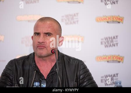 Porto, Portugal : Dominic Purcell Conférence de presse au Comic Con le Portugal à Porto, presse Samedi, 16 décembre 2017. Avec : Dominic Purcell Où : Porto, Porto, Portugal Quand : 16 Déc 2017 Crédit : Rui M Leal/WENN.com Banque D'Images