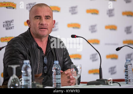 Porto, Portugal : Dominic Purcell Conférence de presse au Comic Con le Portugal à Porto, presse Samedi, 16 décembre 2017. Avec : Dominic Purcell Où : Porto, Porto, Portugal Quand : 16 Déc 2017 Crédit : Rui M Leal/WENN.com Banque D'Images