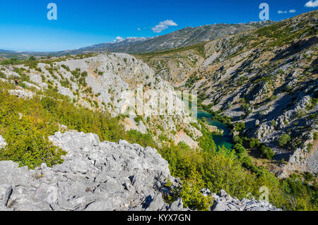 La rivière Zrmanja Croatie Banque D'Images