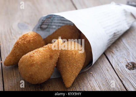 Coxinha, plat brésilien, Brésil Banque D'Images