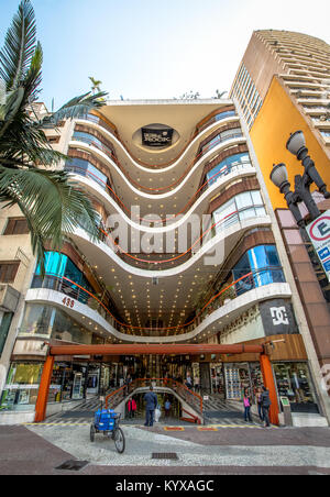 Galeria n'Rock (Rock Gallery) Shopping Mall Façade dans Dowtown Sao Paulo - São Paulo, Brésil Banque D'Images