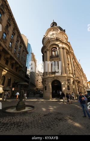 Bourse de Santiago, Chili Banque D'Images