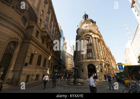 Bourse de Santiago, Chili Banque D'Images