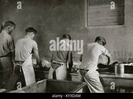 Faire du pain. Pauls Valley Training School Banque D'Images