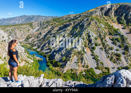 La rivière Zrmanja Croatie Banque D'Images