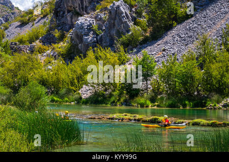 La rivière Zrmanja Croatie Banque D'Images