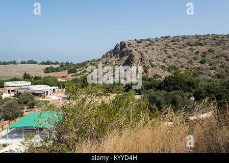 Nahal Mearot Nature Reserve, Israël Banque D'Images