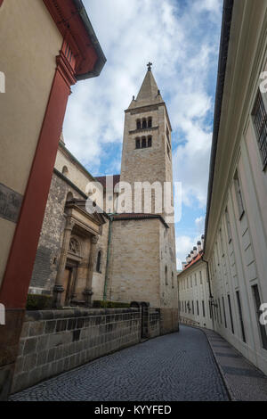 St George's Basilica, Prague, République Tchèque Banque D'Images