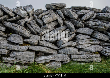 Mur de pierre de l'Irlande Banque D'Images