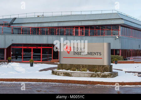 Usine de semi-conducteurs Texas Instruments, Gourock, Greenock, Scotland, UK Banque D'Images