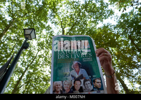 La foret des livres - le 22e festival annuel du livre et l'écrivain dans la vallée de la Loire Chanceaux-près-Loches près de Loches France - 27 août 2017 Banque D'Images