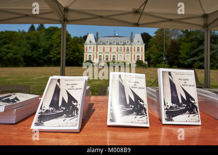 La foret des livres - le 22e festival annuel du livre et l'écrivain dans la vallée de la Loire Chanceaux-près-Loches près de Loches France - 27 août 2017 Banque D'Images