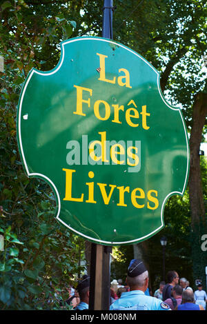 La foret des livres - le 22e festival annuel du livre et l'écrivain dans la vallée de la Loire Chanceaux-près-Loches près de Loches France - 27 août 2017 Banque D'Images