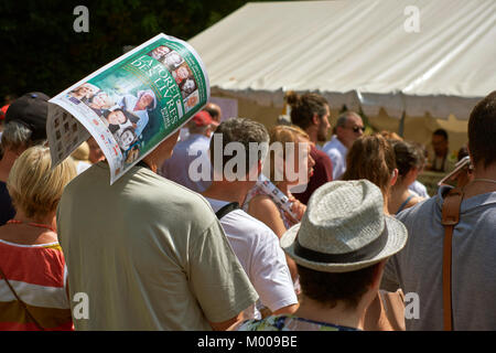 La foret des livres - le 22e festival annuel du livre et l'écrivain dans la vallée de la Loire Chanceaux-près-Loches près de Loches France - 27 août 2017 Banque D'Images