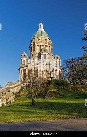 L'Ashton Memorial Williamson Park Lancaster Lancashire UK Banque D'Images