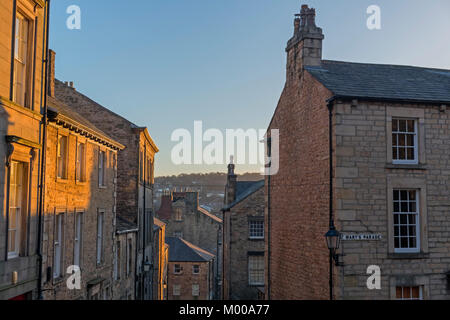 St Mary's Parade Lancashire Lancaster Castle Hill UK Banque D'Images