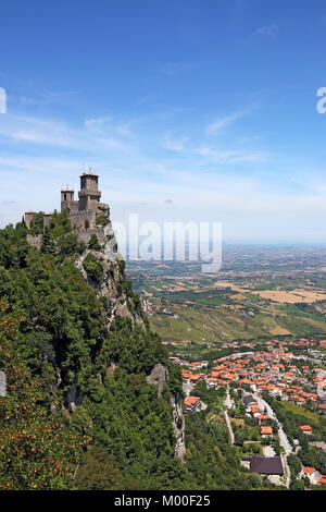 San Marino della Rocca Guaita fortress Banque D'Images