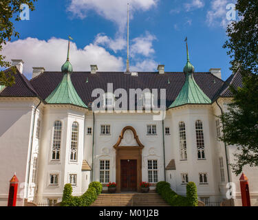 Palais de Marselisborg danois d'Aarhus Danemark Le Queens Eté Hiver palace Banque D'Images