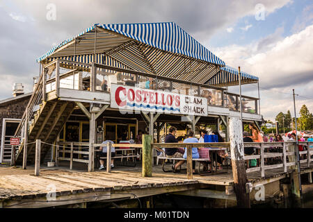 Costello du Clam Shack   Noank, New York, USA Banque D'Images